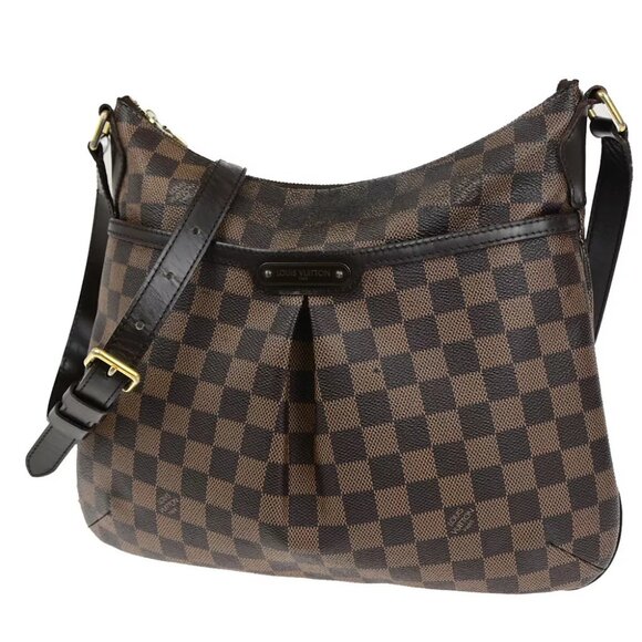 LOUIS VUITTON Bloomsbury PM Shoulder Bag Damier Leather Brown - Picture 1 of 14